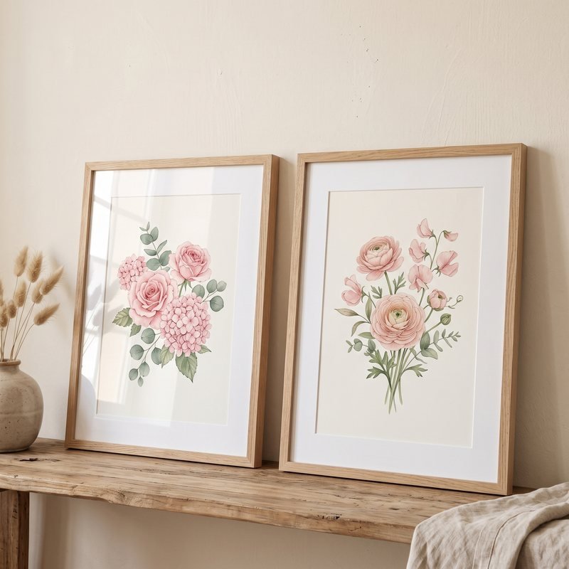 Botanical Print Set of 2